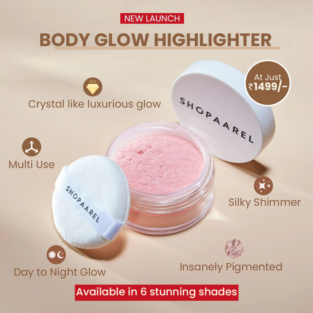Shopaarel -  Body Glitter Powder Highlighter