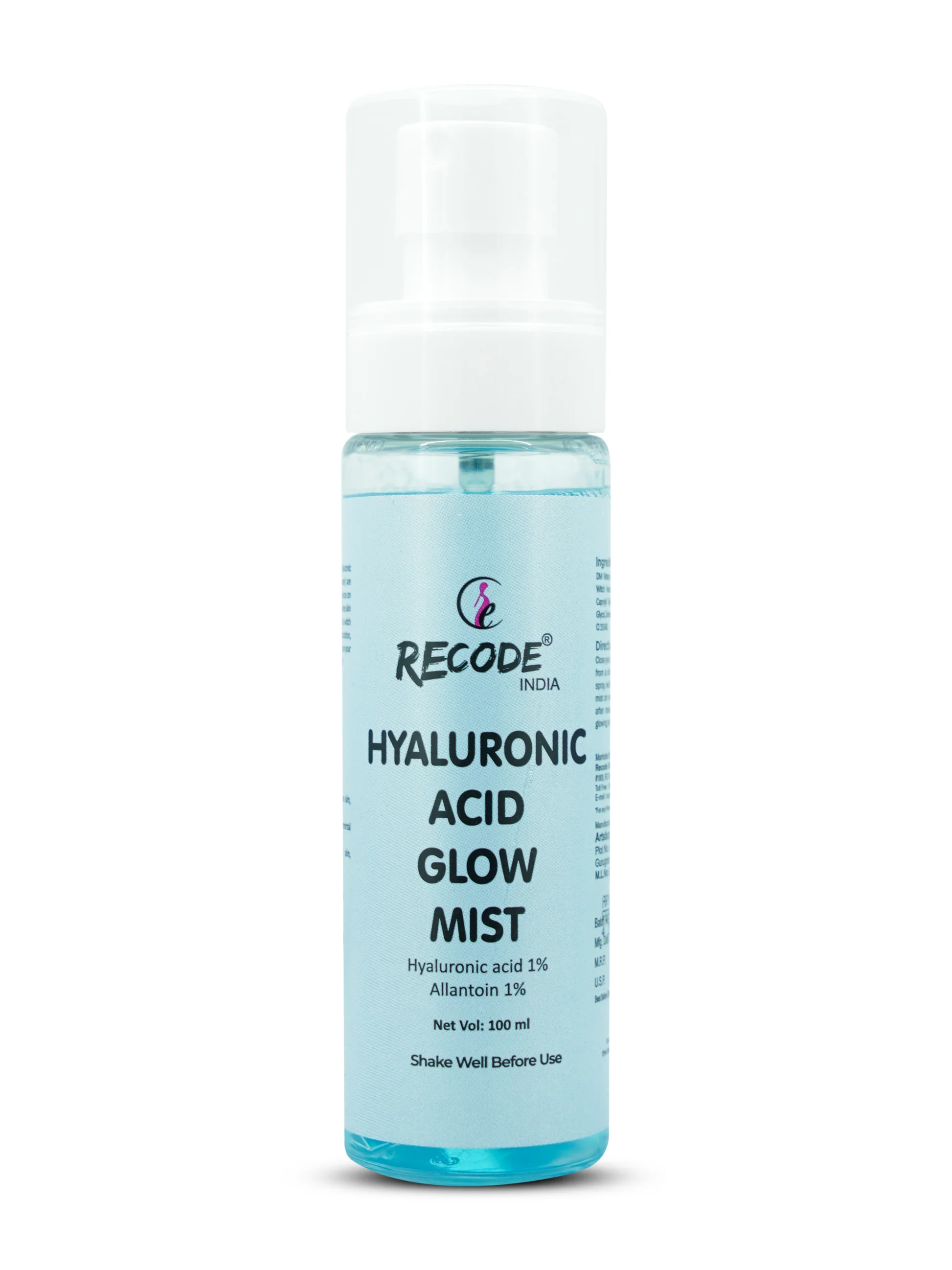 Recode Hyaluronic Acid Glow Mist -100 ML